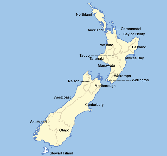 Regions Nz