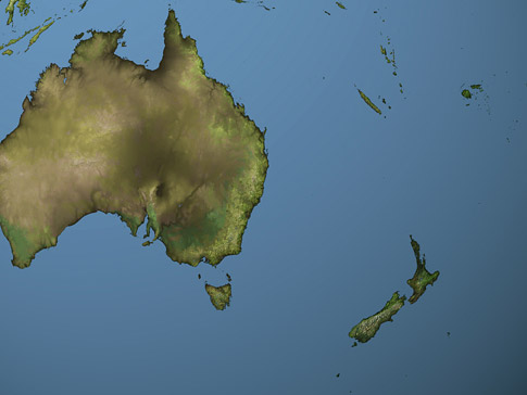 australasian map