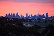 Melbourne Skyline at Sunset photo