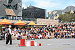 People at Federation Square photo