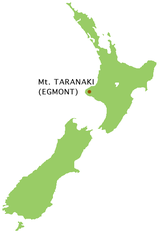 Mt Taranaki location map