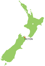 Picton location map