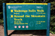 Waitonga Falls Sign photo