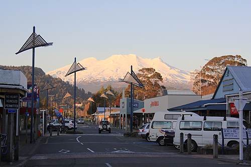 Mt Ruapehu from Goldfinch St photo