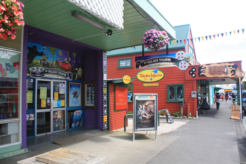 Colourful Shops in Takaka photo