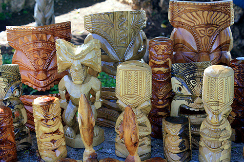 Carvings from Tonga photo